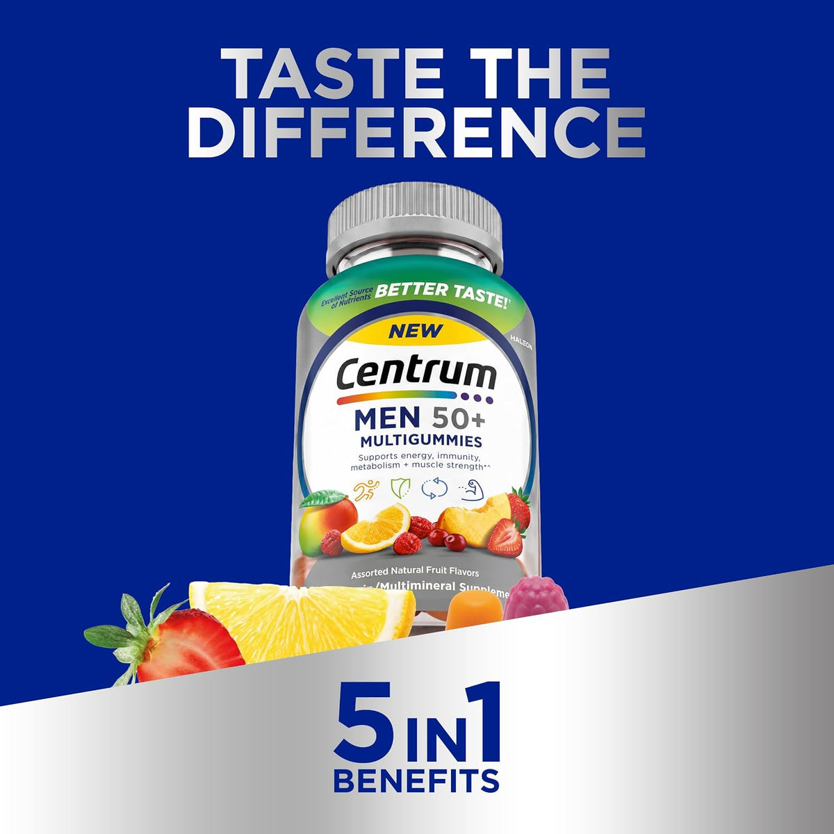 Centrum Silver MultiGummies for Men 50+, 140 Count