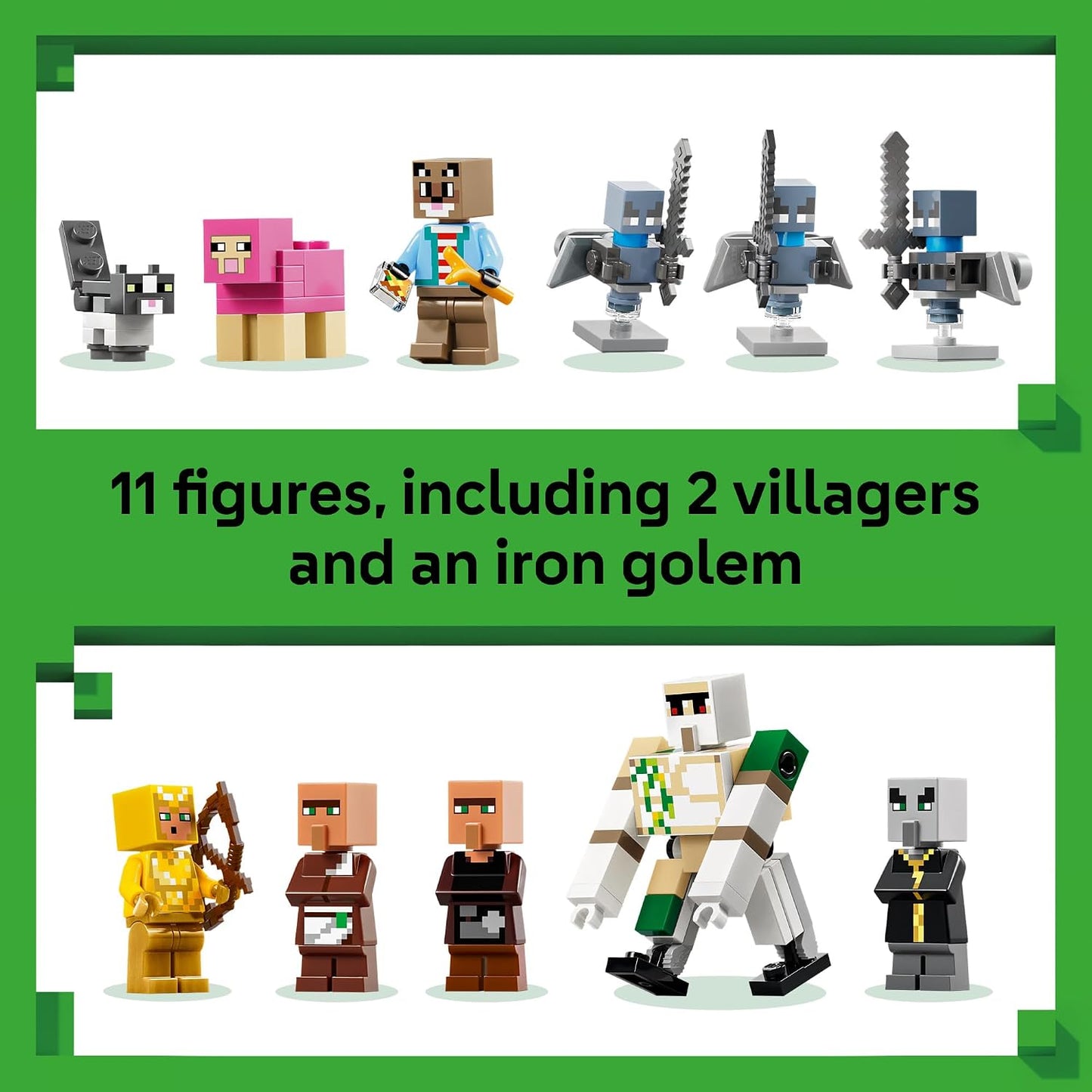 LEGO Minecraft Evoker Village Attack 21596
