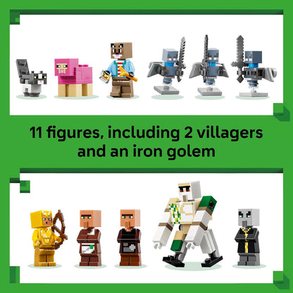 LEGO Minecraft Evoker Village Attack 21596