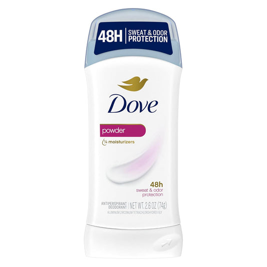 Dove Powder Invisible Solid Anti-Perspirant Deodorant 2.6 oz (Pack of 6)