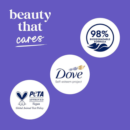 Dove Body Wash Unwind Blueberry & Moon Milk For 24hr Lotion-Soft Skin Moisturizing Skin Cleanser with No Sulfates No Parabens 30.6 oz (Pack of 3)