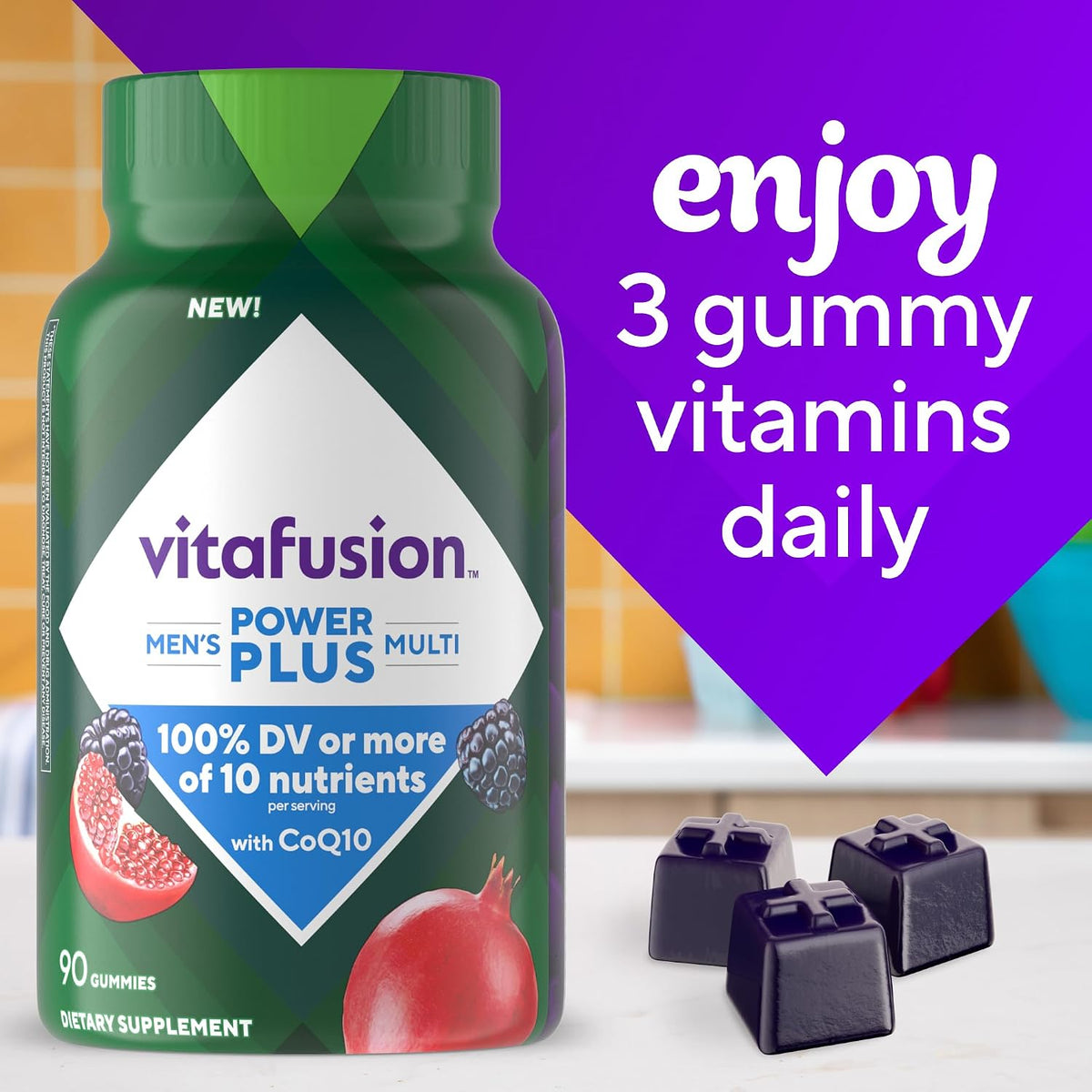 Vitafusion Power+ Men's Multi,(Pack of 2)