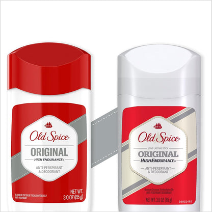 Old Spice High Endurance Anti-Perspirant & Deodorant, Original 3 oz (Pack of 2)
