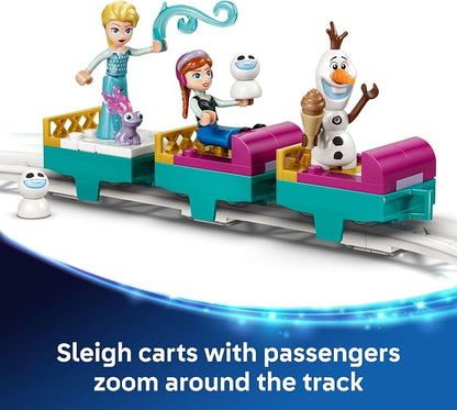 LEGO Disney Frozen Elsa’s Ice Castle & Snow Ride Adventure Building Toy - Frozen Toys for Girls & Boys, Ages 4+ - Disney Gift for Kids - 43281