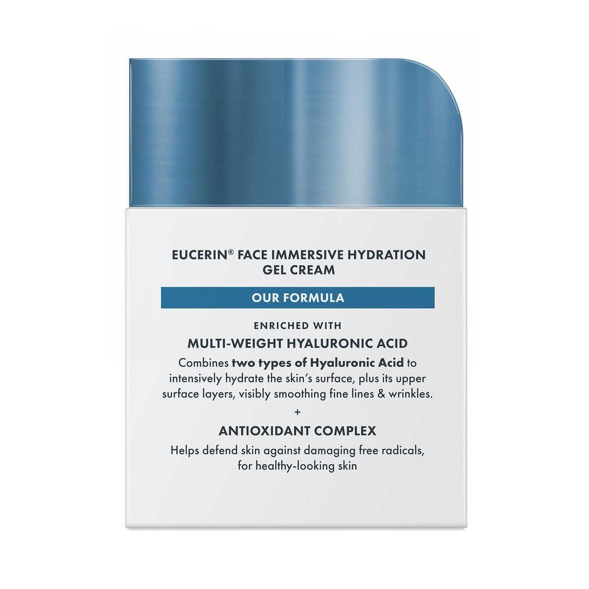 Eucerin Immersive Hydration Replenishing Night Gel Face Cream, 1.7 OZ