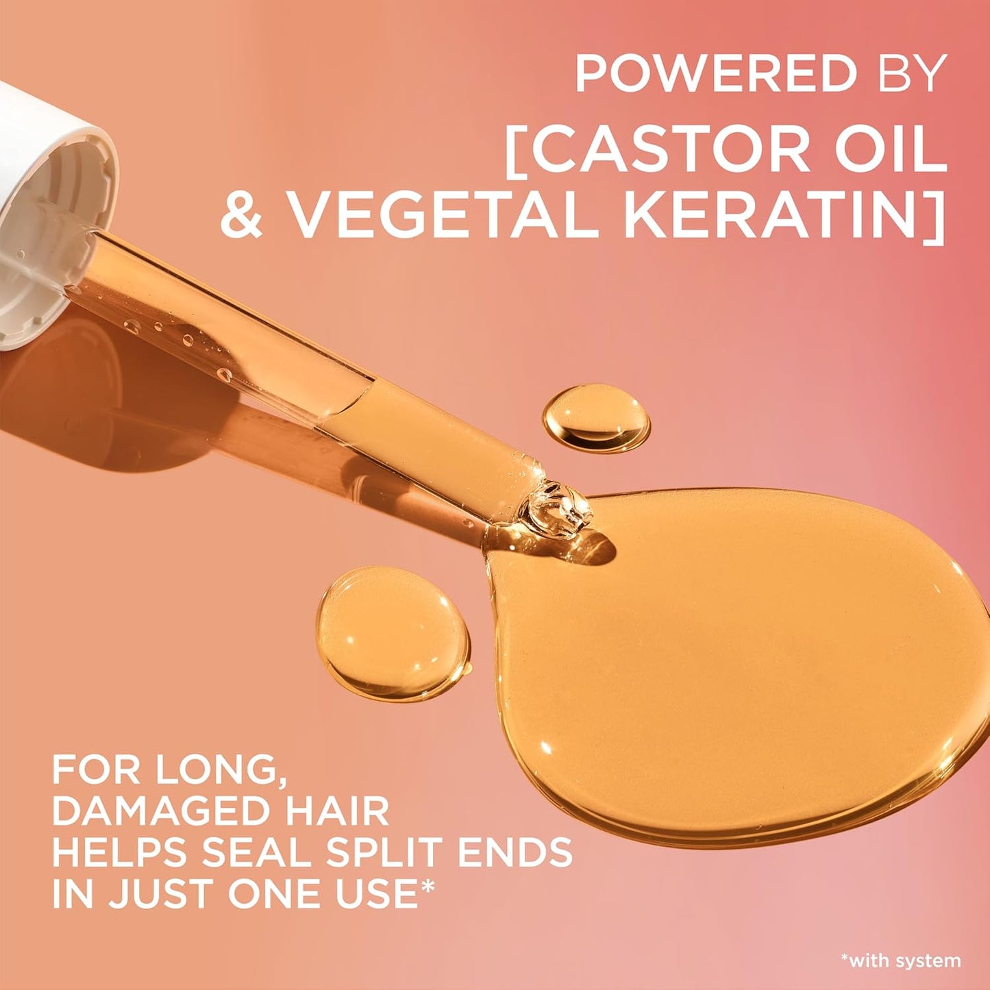 L'Oreal Paris Elvive Dream Lengths Super Detangling Conditioner with Fine Castor Oil and Vitamins B3 and B5 for Long, Damaged Hair, Instantly Detangles to Reduce Breakage With System, 12.6 Fl Oz