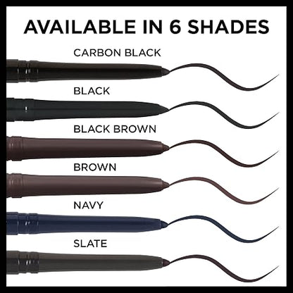 L'Oreal Paris Makeup Infallible Never Fail Original Mechanical Pencil Eyeliner with Built in Sharpener, Black Brown, 0.008 oz., 1 Count