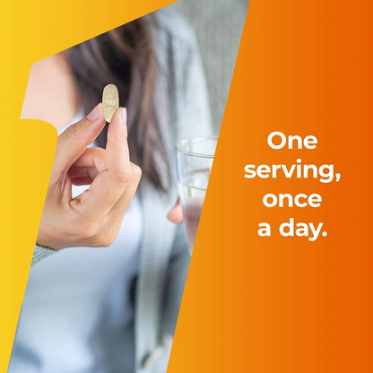 One A Day Women?s Multivitamin, Supplement with Vitamin A, C, D and E Plus Zinc for Immune Health Support, B12, Biotin, Calcium & More, Tablet, 100 Count