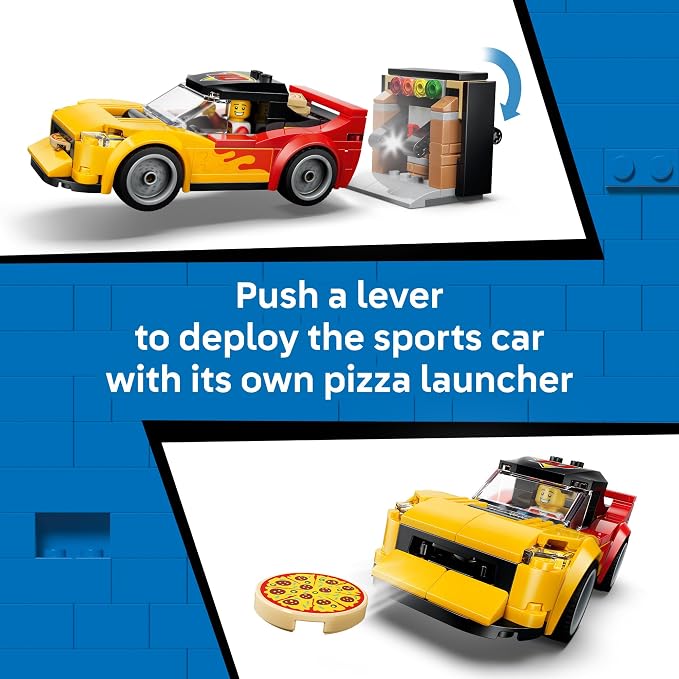 LEGO City Pizza Delivery Experience with Vehicles 60496