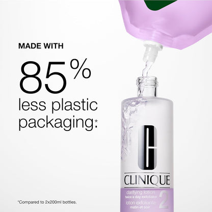 Clinique Clarifying Lotion 1.0, 1, 2, 3 & 4 | Exfoliating Face Toner with Witch Hazel | 5 Formulas for Every Skin Type | Step 2 of 3-Step Skin Care Routine