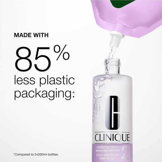 Clinique Clarifying Lotion 1.0, 1, 2, 3 & 4 | Exfoliating Face Toner with Witch Hazel | 5 Formulas for Every Skin Type | Step 2 of 3-Step Skin Care Routine