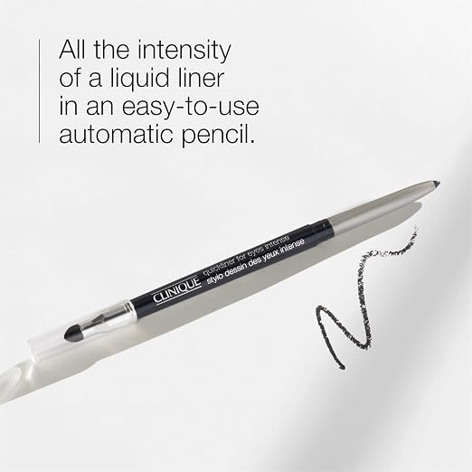 Clinique Quickliner For Eyes Intense Eyeliner Pencil | Water Resistant, Smudge Resistant + Safe For Sensitive Eyes | 10 Shades
