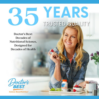 Doctor's Best Lutein Supplement 20mg with Zeaxanthin, 180 Softgels