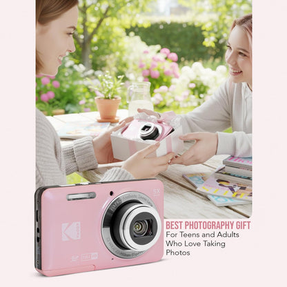 KODAK PixPro FZ55 Friendly Zoom Pastel Digital Camera Bundle