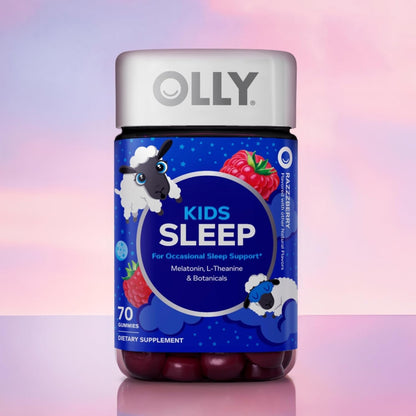 OLLY Kids Sleep, Occasional Sleep Support,* 0.5 mg Melatonin - 70 Count
