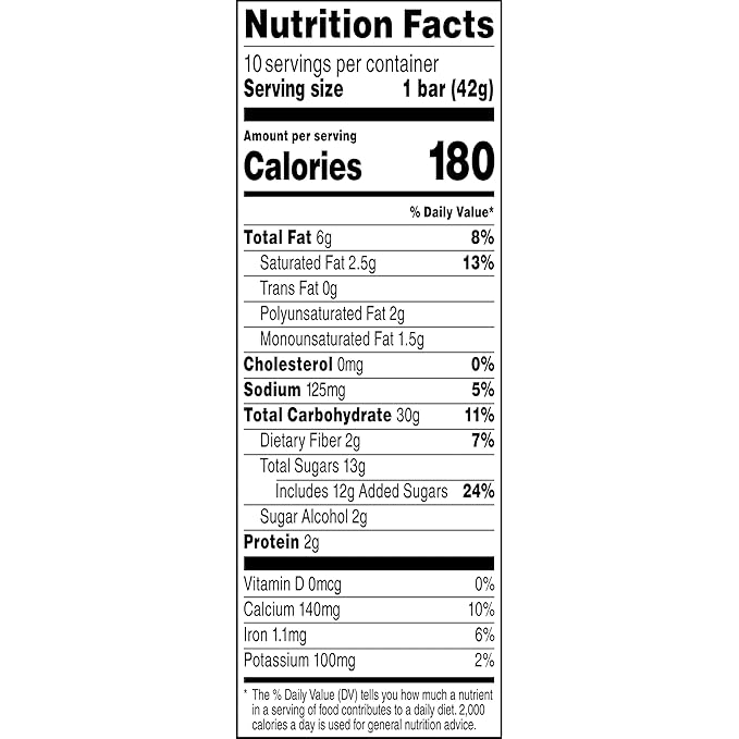 Quaker Big Chewy Granola Bars, 60% Larger, Chocolate Chip, (10 Count)