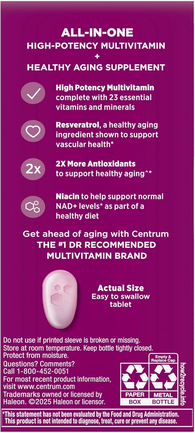 Centrum Age Defy for Women 35 and Over, 60 Tablets