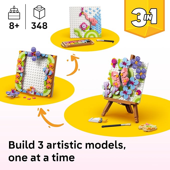 LEGO Creator 3 in 1 Floral Art Decor Painting 31390