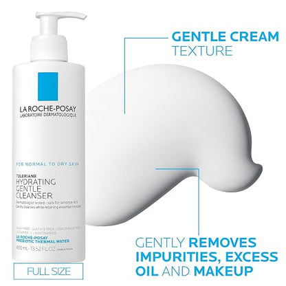 La Roche-Posay Toleriane Hydrating Gentle Facial Cleanser, with Niacinamide