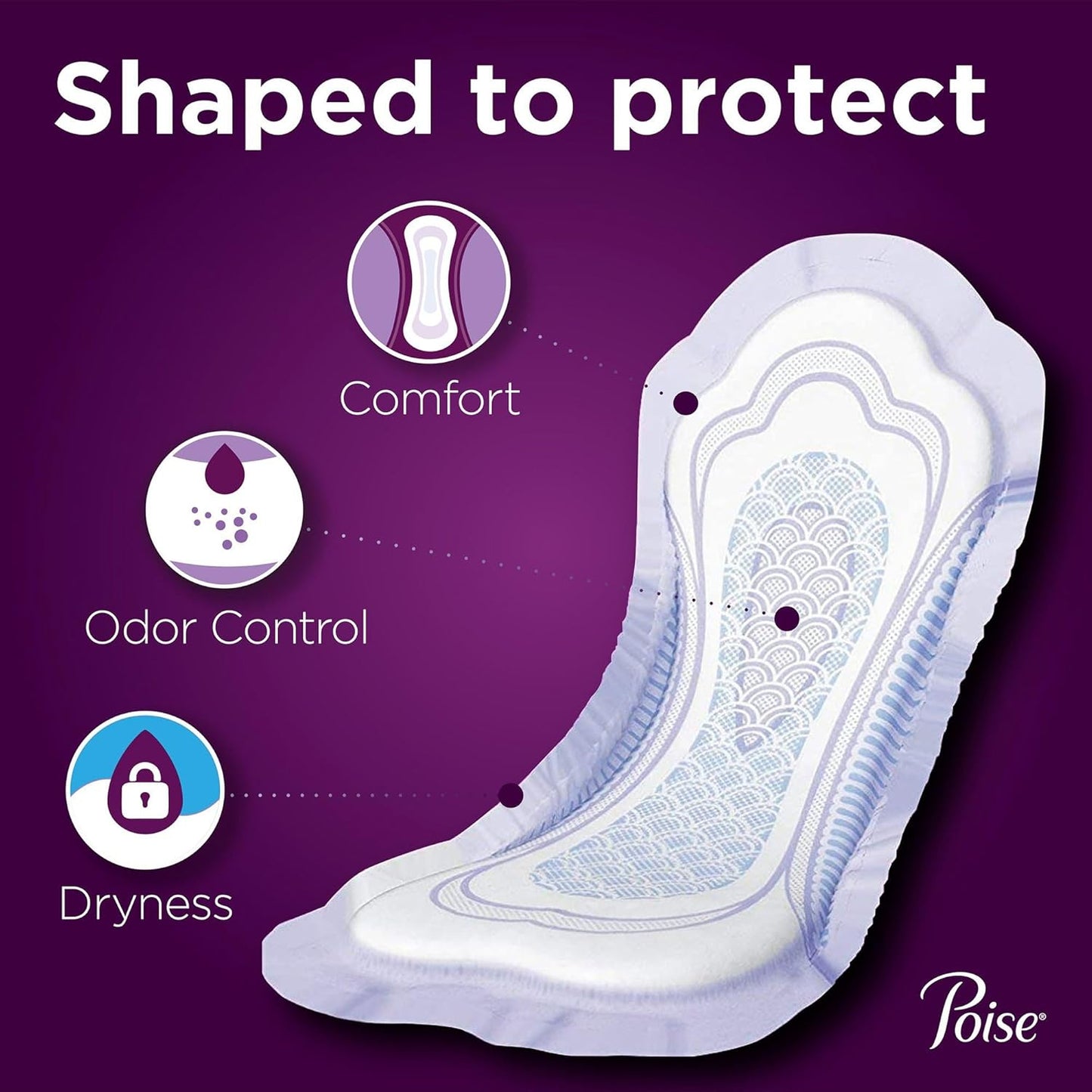 Poise 19568 Maximum Absorbency Pads, Formerly Ultra, Pack of 14