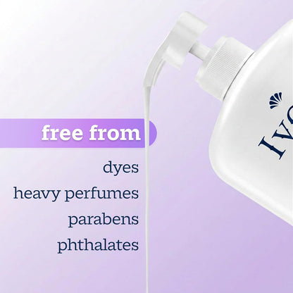 Ivory Body Wash, Designed for the Whole Family, Gentle Formula, Free of Dyes Heavy Perfumes Parabens Phthalates & Silicones, Lavender Scent, 35 oz