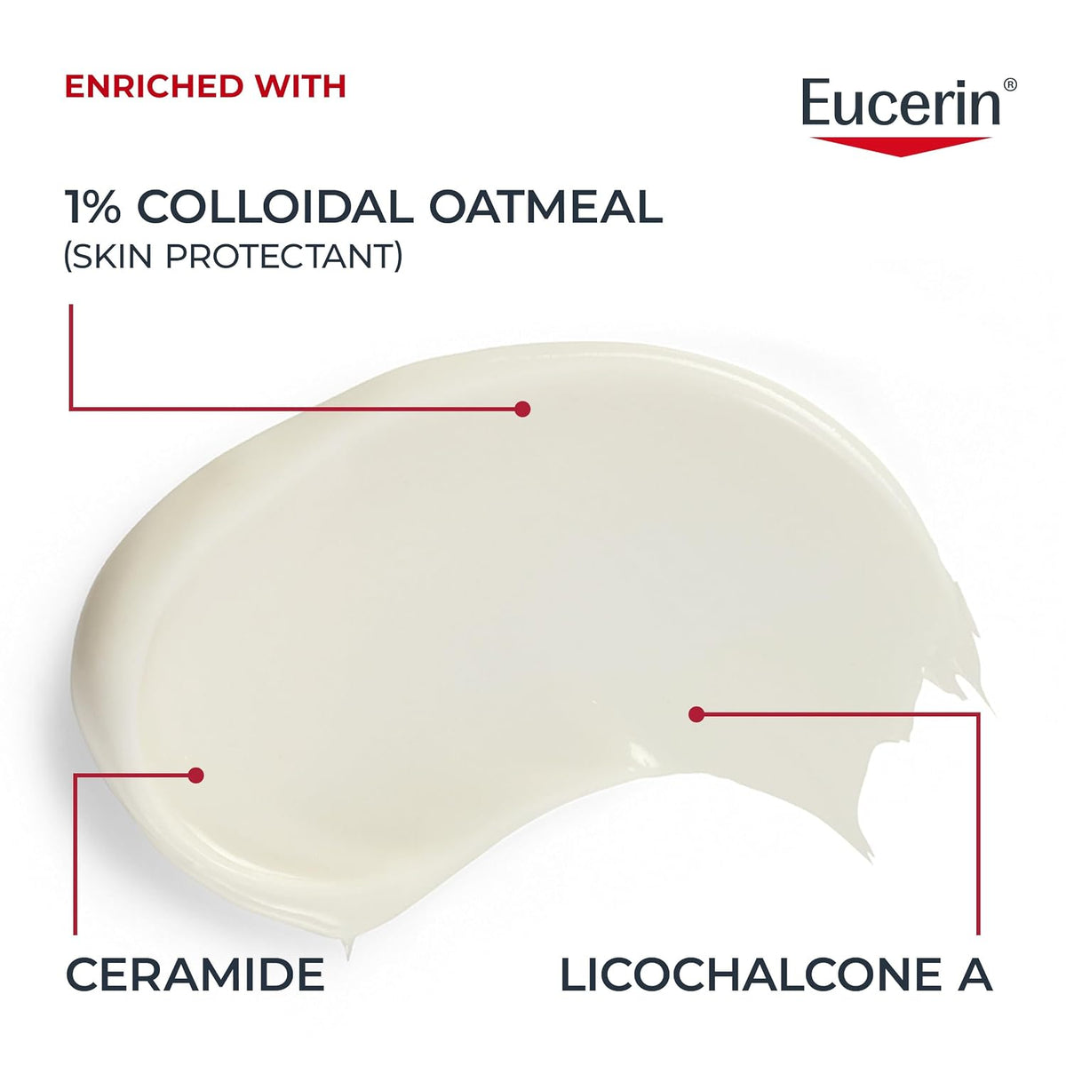 Eucerin Eczema Relief Cream with Colloidal Oatmeal, 14 OZ