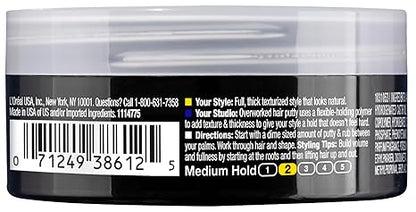L'Oreal Paris Studio Line Overworked Hair Putty, 1.7 oz.