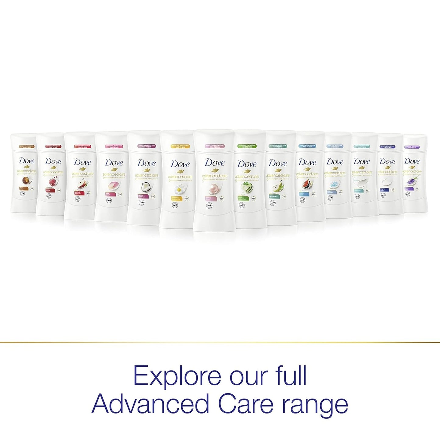 Dove Advanced Care Antiperspirant Deodorant for Women Revive 72 hour sweat and odor protection 2.6 oz (Packaging May Vary) (Pack of 12)