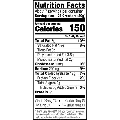 Cheez-It Cheese Crackers, Baked Snack Crackers, Office and Kids Snacks, Hot and Spicy, 5.25lb Case (12 Boxes)