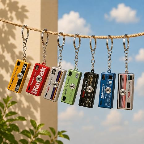 KODAK Charmera Keychain Digital Camera Blind Box – Millennium Edition, Y2K Retro Camera with 1.6MP Sensor, Photo & Video, 32GB microSD Card Included, Random Design