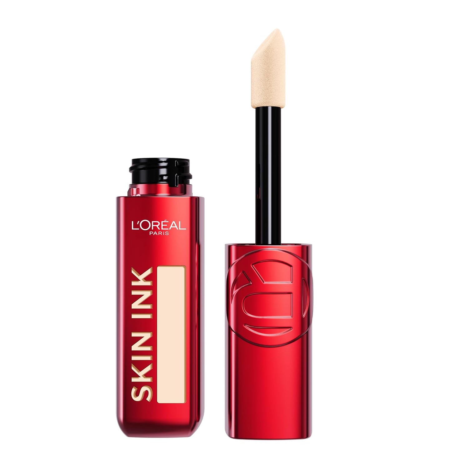 L'Oreal Paris Infallible Skin Ink 2-in-1 Foundation Concealer Hybrid Face Makeup, up to 48HR Transfer-Resistant with Medium Coverage, 15 Fair Neutral