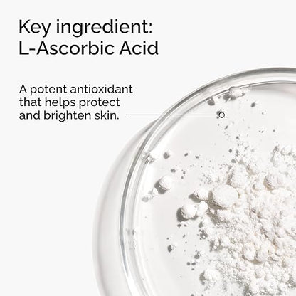 The Ordinary 100% L-Ascorbic Acid Powder, Vitamin C Treatment for Anti-Aging, 0.7 Ounce