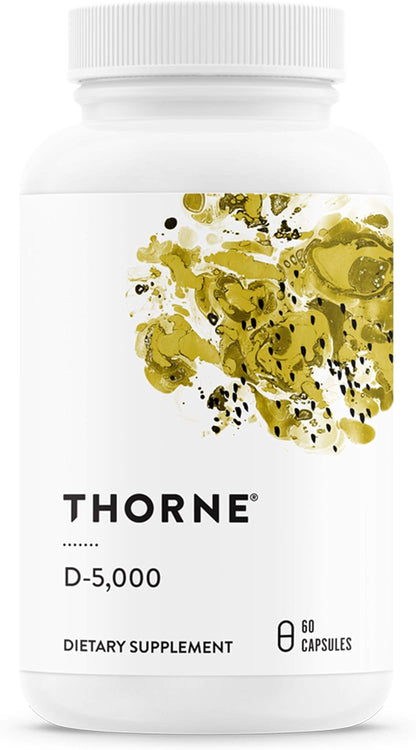 THORNE - Antioxidant & Wellness Bundle - Selenium & Vitamin D-5000 - Supports Thyroid Health & Immune Function - 60 Servings