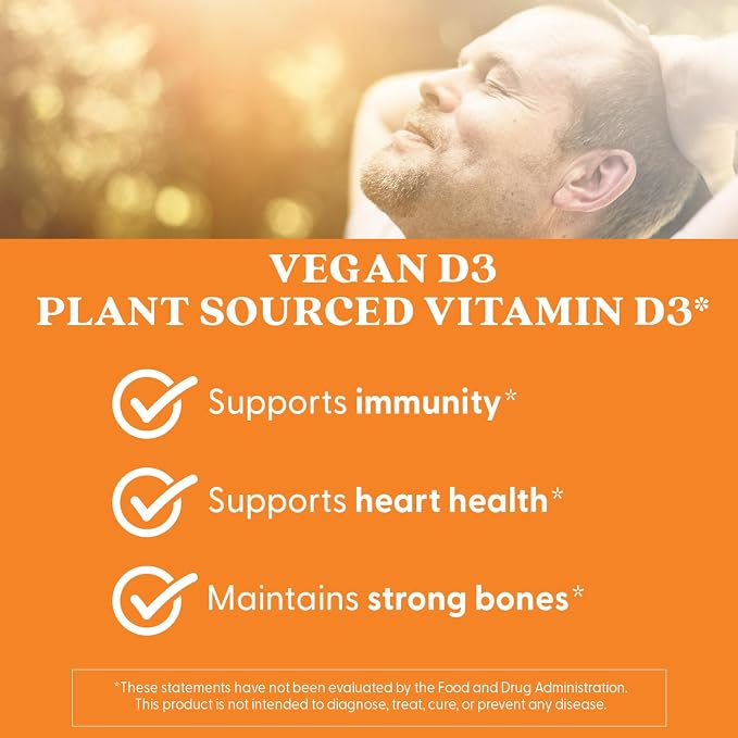 Doctor's BEST Vegan Vitamin D3 2500 IU Veg Caps, 60 Veggie Capsules