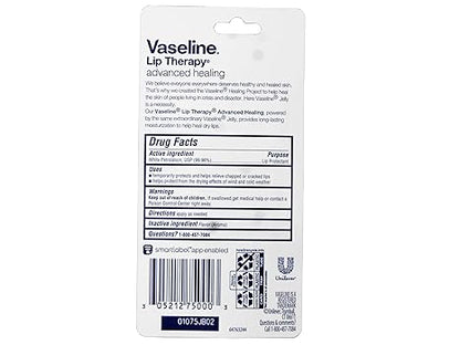 Vaseline Lip Therapy Advanced Formula 0.35 oz (Pack of 4)