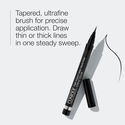 Clinique High Impact Easy Liquid Eyeliner | Waterproof, Long Lasting, Smudge Resistant + Safe For Sensitive Eyes