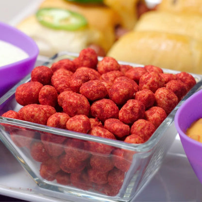 Takis Hot Nuts Flare Double Crunch Peanuts, Chili Pepper and Lime Artificially Flavored Peanuts, 3.2 Ounce Bag