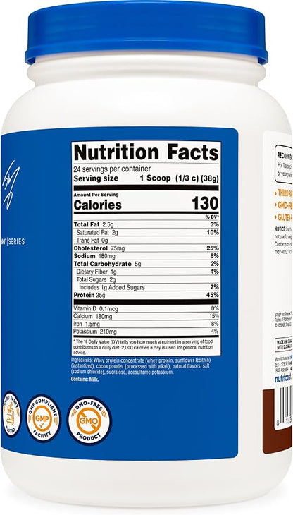 Nutricost Whey Protein Concentrate (Shaq's Double Double Chocolate) 2LBS