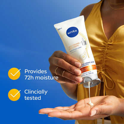 NIVEA Skin Firming & Anti Crepe Body Serum-Lotion with Q10, 6.7 Fl Oz