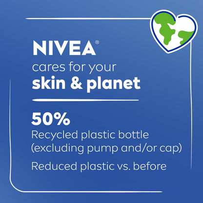 NIVEA Shea Nourish Body Lotion for Dry Skin with Hyaluronic Acid, Shea Butter and Deep Nourishing Serum, 48-Hour Body Moisturizer, 16.9 Fl Oz Pump Bottle (Pack of 2)