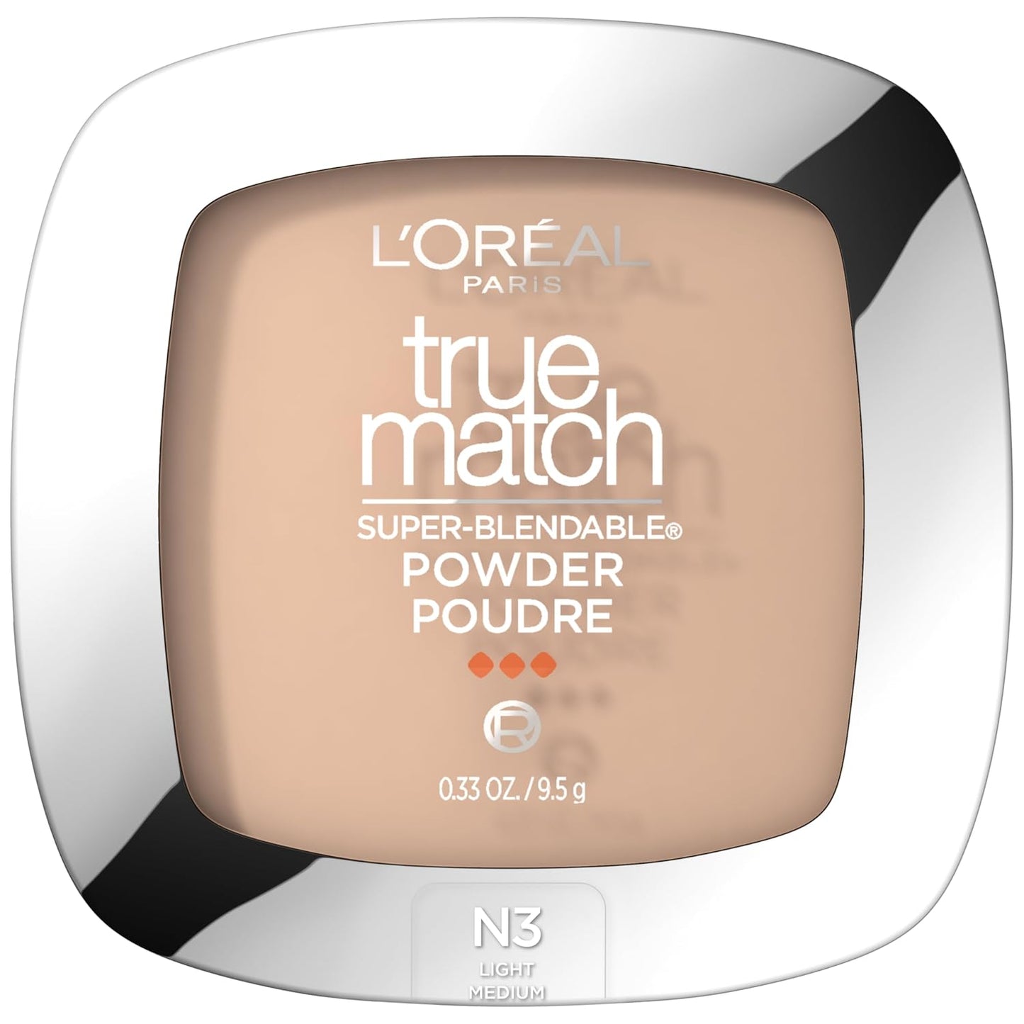 L'Oréal Paris True Match Powder, Natural Buff [N3], 0.33 Oz,N3 Natural Buff,K1601103