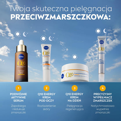 NIVEA Q10 plusC Anti-Wrinkle + Energy Eye Cream 1er Pack (1 x 15 ml)