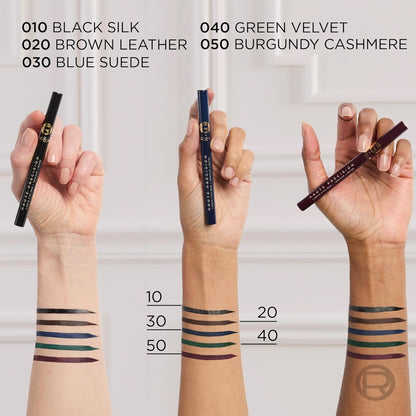 L'Oreal Paris Haute Precision Waterproof Liquid Eyeliner, Smudge-Proof Eye Liner with Micro-Tip, for up to 28HR Eye Makeup Wear, 010 Black Silk