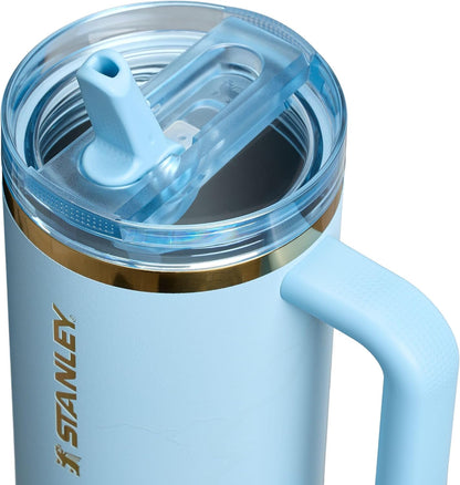 STANLEY Quencher ProTour Flipstraw Tumbler, 40 oz, Messi Striker Blue