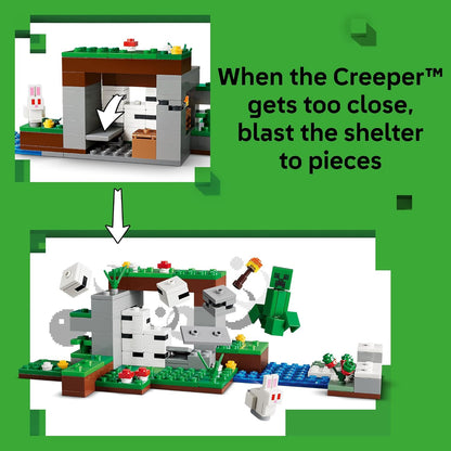 LEGO Minecraft First Night Adventure 21593 | Building Toys for Boys & Girls, Ages, 8+, Sturdy Build for Pretend Play, 301 pieces, Gift for Birthdays