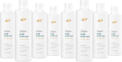 Dove Nutritive Solutions Moisturizing Shampoo for Dry Hair Daily Moisture with Pro-Moisture Complex for Manageable and Smooth Hair 12 oz,(Pack of 8)