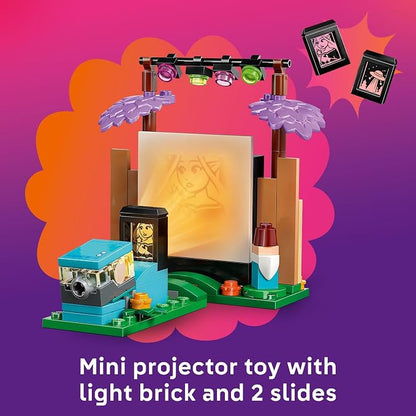 LEGO Friends Friendship Movie Night Pretend Play Building Toy - Interactive Storytelling Playset for Girls & Boys, Ages 6+ - Includes Paisley and Aliya Minidolls - Gift Idea for Birthdays - 42642
