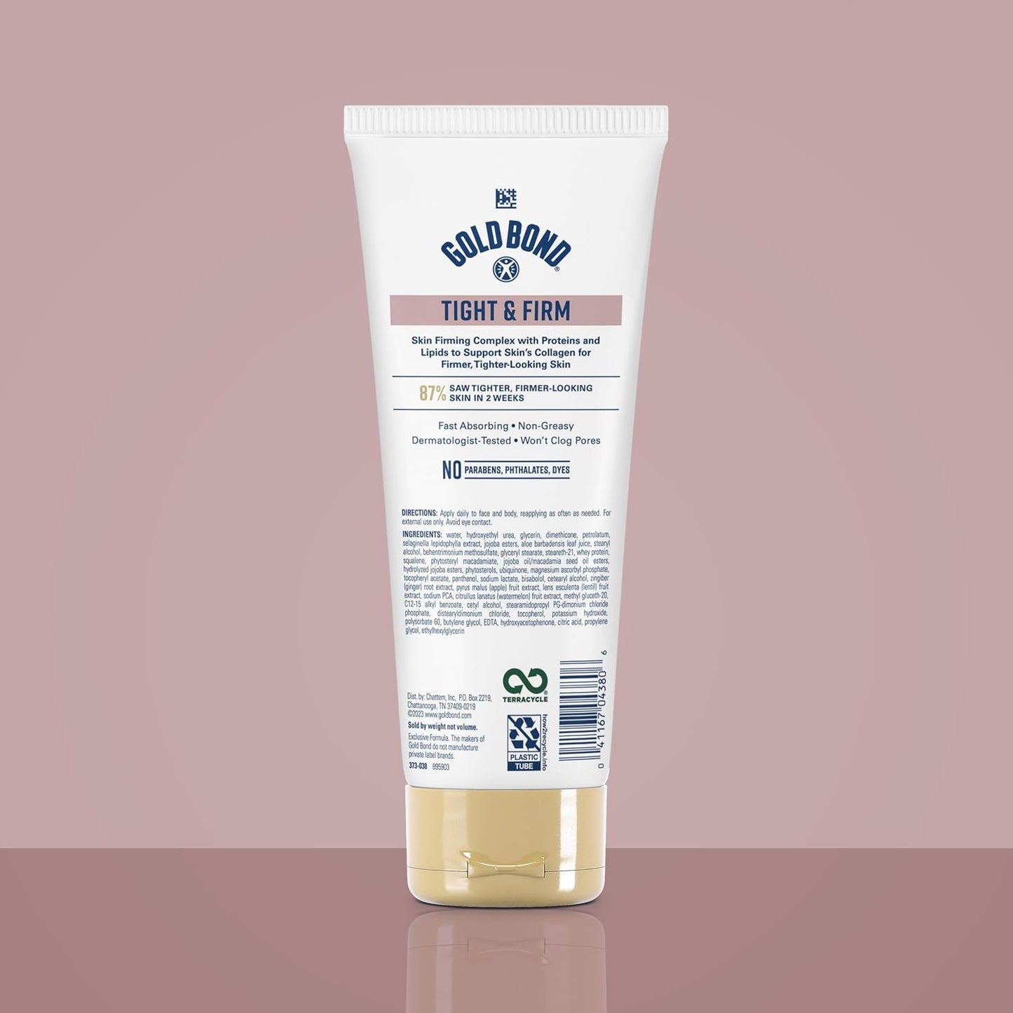 Gold Bond Age Renew Tight & Firm Body & Face Lotion, Aging, Dry Skin Lotion | Skin Firming Complex with Proteins & lipids, Clinically Proven to Visibly Tighten, Won't Clog Pores, Dermatologist Tested