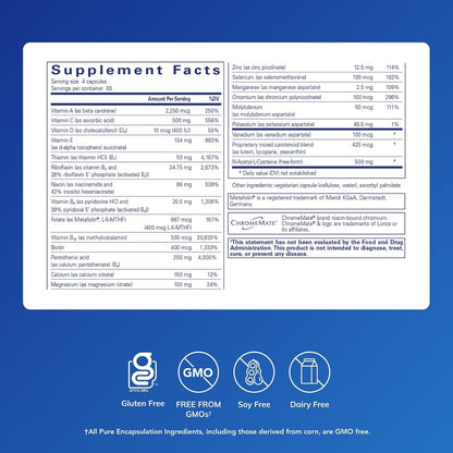 Pure Encapsulations Nutrient 950 with NAC, 240 Capsules