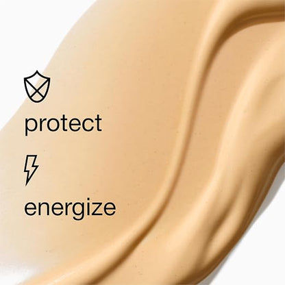 Clinique Superdefense City Block Oil Free Broad Spectrum SPF 50 Daily Energy + Face Protector | Sheer, Weightless Makeup Primer + Sunscreen, 1.4 Fl Oz